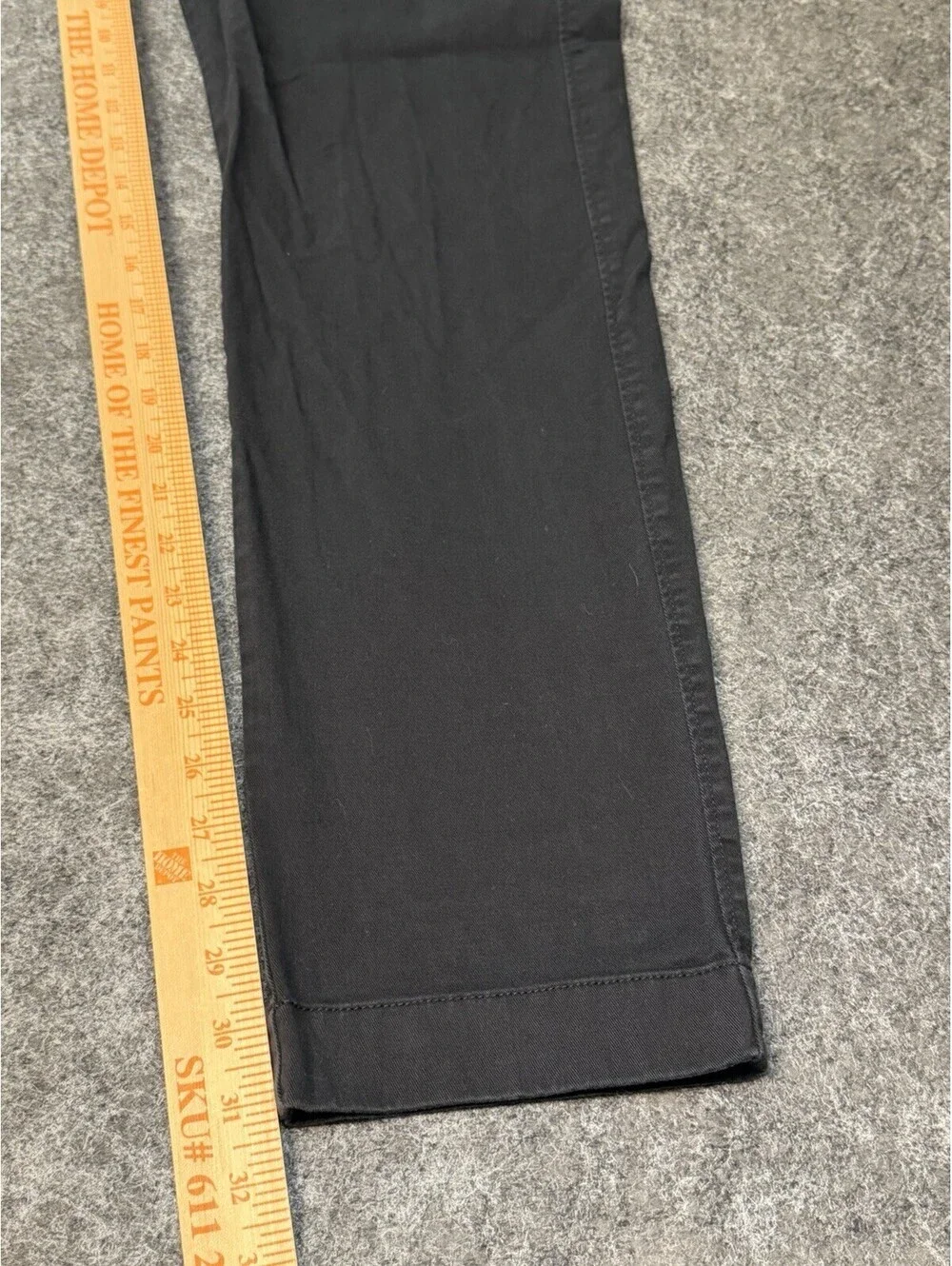 J. Crew Flex Slim Chino Pants Men’s W36 X L32 Black Stretch Flat Front